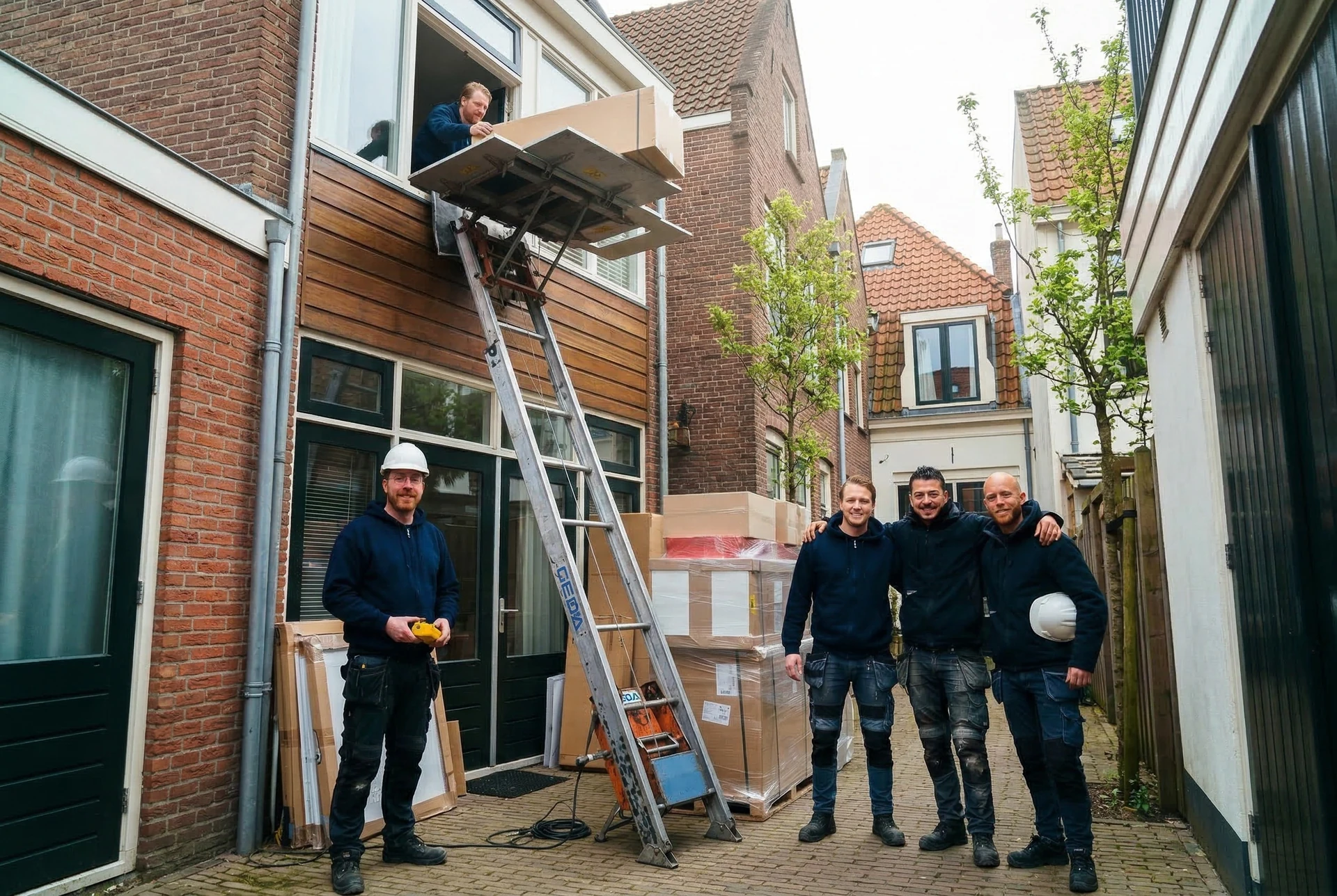 Gedalift voor compacte verhuizing Barendrecht