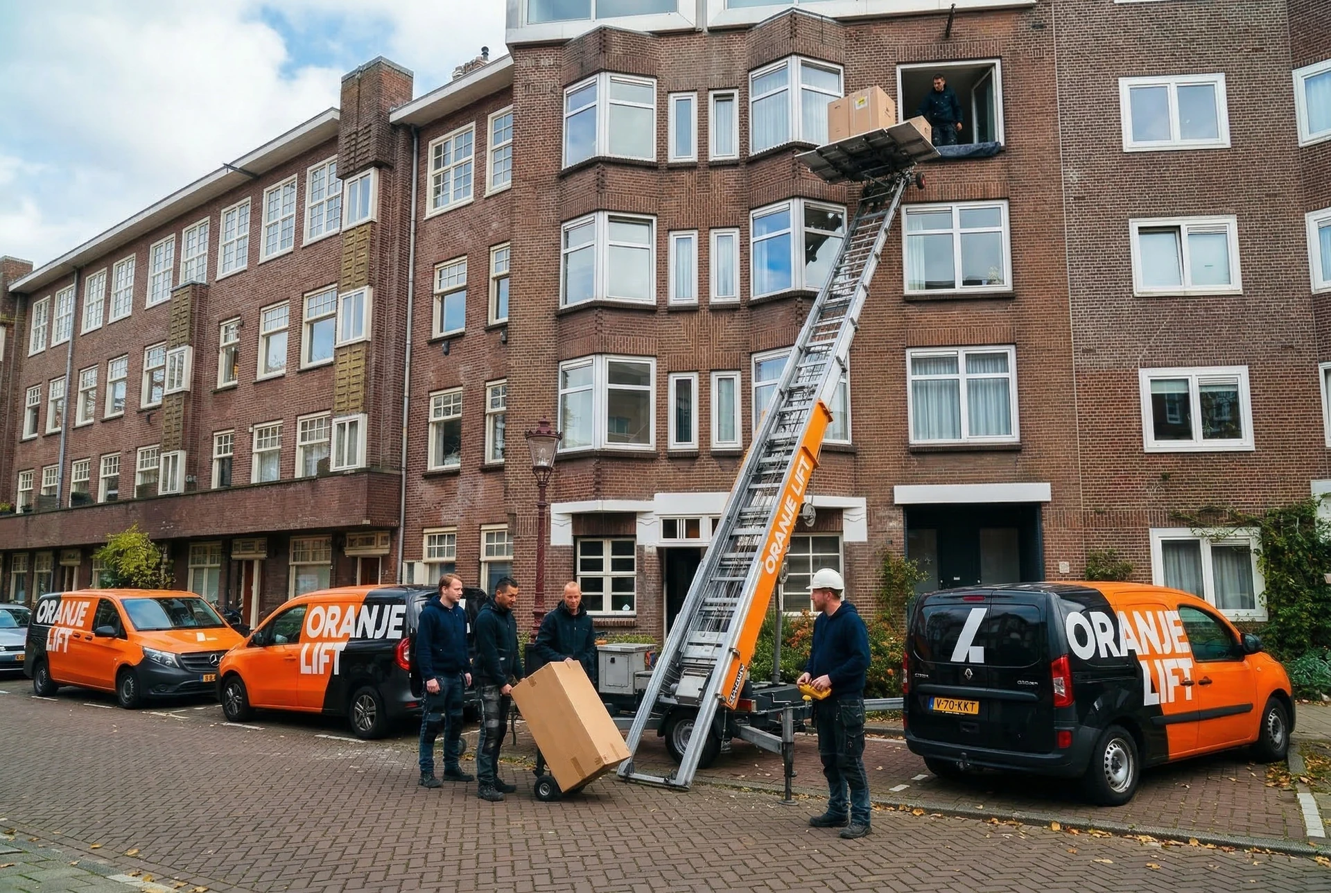 Verhuislift bij hoogbouw Barendrecht